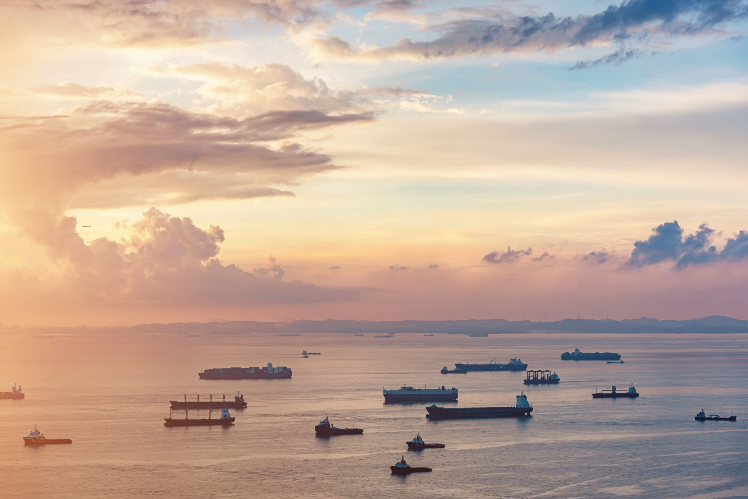 Ships at sea